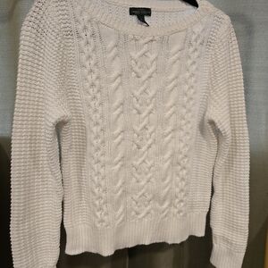 Ralph Lauren Cream Cable Knit Sweater